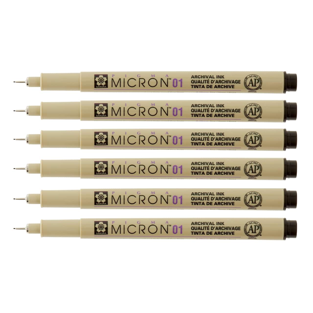 6 Packs: 6 ct. (36 total) Pigma® Micron™ 01 Fine Line Black Pens
